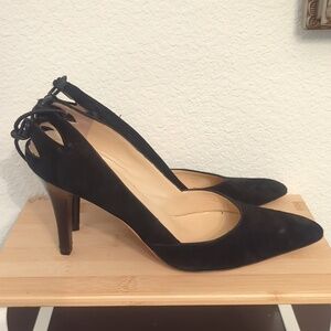 Vintage Giuseppe Zanotti Suede Tie Back Heels